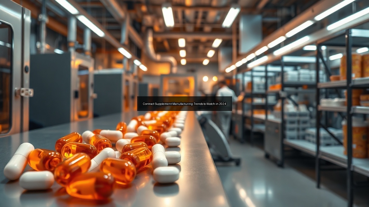 odt contract supplement manufacturer quality controls contract manufacturers sustainability