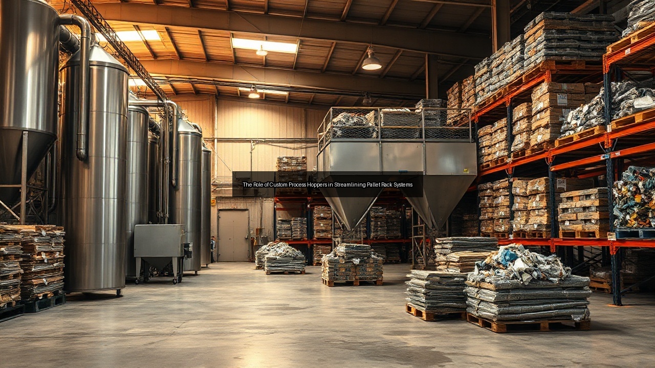 warehousing custom process hoppers conveyor system process manufacturing